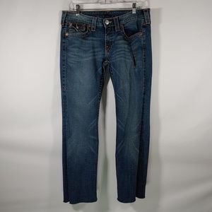 True Religion Women's Jeans Billy Raw Hem Size 32